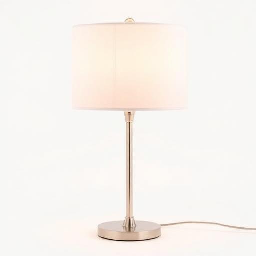 Bridgeport Designs Brushed Nickel Table Lamp Set of 2